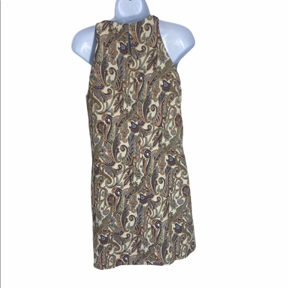 Zara Basic Floral Paisley Tapestry Shift Dress - Picture 5 of 8